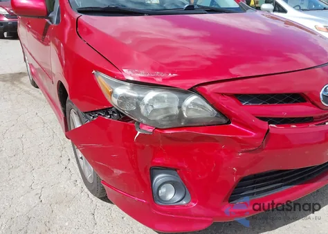 2012 Toyota Corolla S z USA, uszkodzony, nr VIN 2T1BU4EE0CC886744